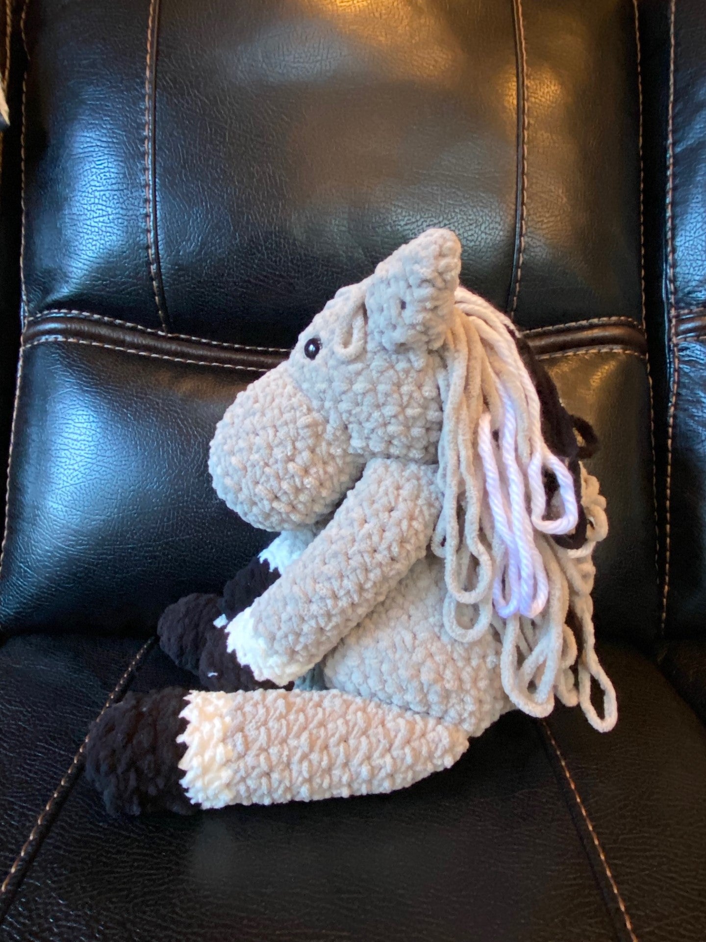 Gray Horse Plushie