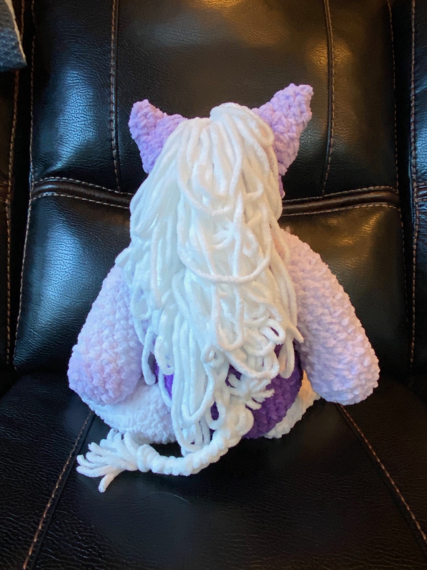 Purple Ombre Horse Plushie